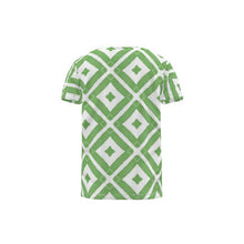 Load image into Gallery viewer, Formal Garden T in Green/White
