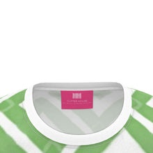 Load image into Gallery viewer, Formal Garden T in Green/White
