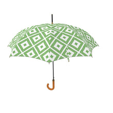 Load image into Gallery viewer, Formal Garden Umbrella in Green/White
