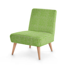 Load image into Gallery viewer, Green and Light Pink Netting Occasional Chair
