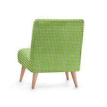 Load image into Gallery viewer, Green and Light Pink Netting Occasional Chair
