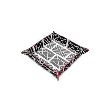 Load image into Gallery viewer, Little Mountain Chippendale Leather Trinket Tray Black/White
