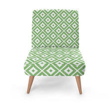 Load image into Gallery viewer, Formal Garden Occasional Chair in Green/White
