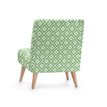 Load image into Gallery viewer, Formal Garden Occasional Chair in Green/White
