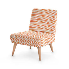 Load image into Gallery viewer, This Way That Way Occasional Chair in Orange/White
