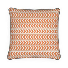 Load image into Gallery viewer, This Way That Way Pillow in Orange/White
