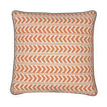 Load image into Gallery viewer, This Way That Way Pillow in Orange/White
