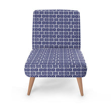 Load image into Gallery viewer, Little Mountain Chippendale Chair in Blue/White
