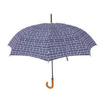 Load image into Gallery viewer, Little Mountain Chippendale Smaller Repeat in Deep Blue/White Umbrella
