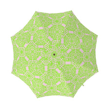 Load image into Gallery viewer, Palm Beach Palm Play Umbrella in Pink/Lime Green
