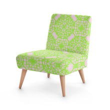 Load image into Gallery viewer, Palm Beach Palm Play Occasional Chair in Pink/Green
