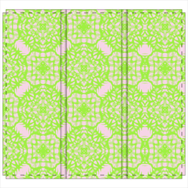 Palm Beach Palm Play Folding Screen in Pink/Green