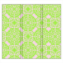 Load image into Gallery viewer, Palm Beach Palm Play Folding Screen in Pink/Green
