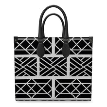 Load image into Gallery viewer, Little Mountain Chippendale Leather Bag in Black/White
