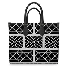 Load image into Gallery viewer, Little Mountain Chippendale Leather Bag in Black/White
