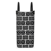 Load image into Gallery viewer, Little Mountain Chippendale Leather Bag in Black/White
