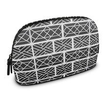 Load image into Gallery viewer, Little Mountain Chippendale Make Up Bag in Black/White
