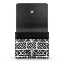 Load image into Gallery viewer, Little Mountain Chippendale Foldover Clutch in Black/White
