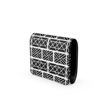 Load image into Gallery viewer, Little Mountain Chippendale Foldover Clutch in Black/White
