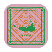 Load image into Gallery viewer, Nantucket Zip Code Coasters in Pink, Orange and Green

