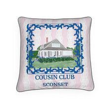 Load image into Gallery viewer, Customized House Painting Pillow on Hand Illustrated Pattern
