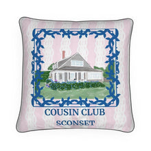 Load image into Gallery viewer, Customized House Painting Pillow on Hand Illustrated Pattern
