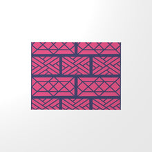 Load image into Gallery viewer, Hot Pink and Navy Chippendale Tray
