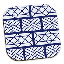 Load image into Gallery viewer, Blue and White Chippendale Coasters
