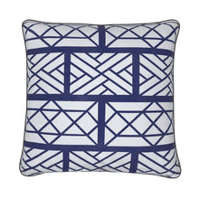 Load image into Gallery viewer, Blue and White Chippendale Pillow/Cushion
