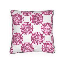 Load image into Gallery viewer, Chinese Medallion Pillow/Cushion in Plum
