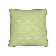 Load image into Gallery viewer, XO Palm in Pink and Green Pillow/Cushion
