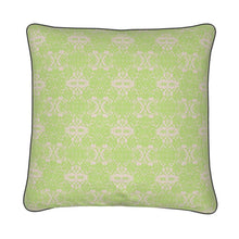 Load image into Gallery viewer, XO Palm in Pink and Green Pillow/Cushion
