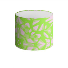 Load image into Gallery viewer, Pink and Green Palms Drum Lamp Shade
