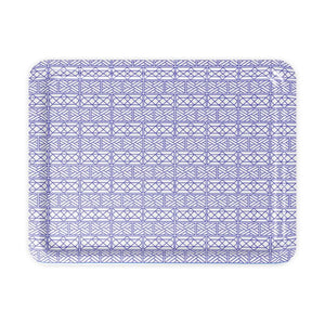Chippendale Tray--Blue and White