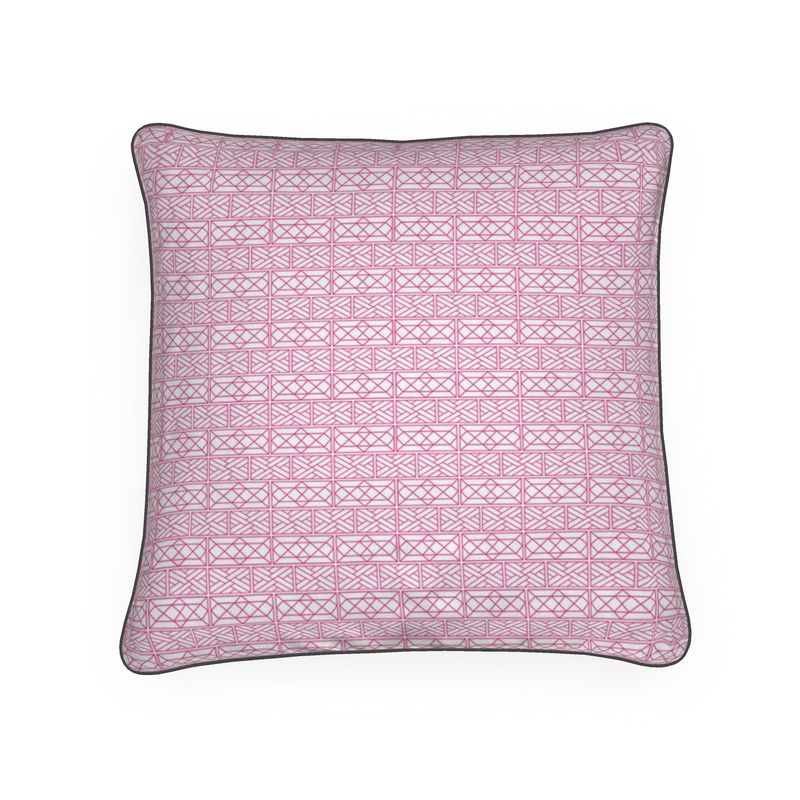 Pink Chippendale Cushion/Pillow