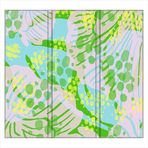 Falling Flowers Folding Screen