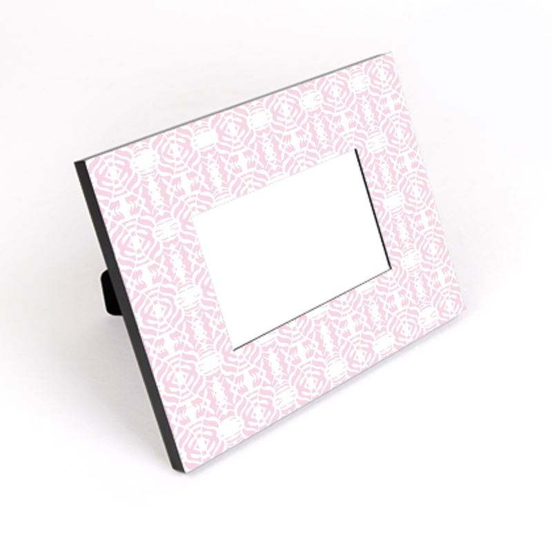 Pink and White Palm Play Photo Frame