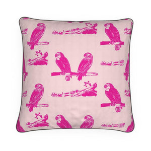 Pink Parrots Pillow/Cushion