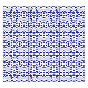 Moroccan Blues Folding Screen
