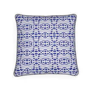 Moroccan Blues Pillow/Cushion