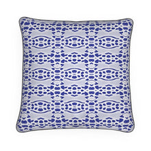 Load image into Gallery viewer, Moroccan Blues Pillow/Cushion
