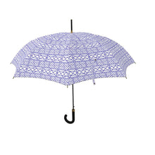 Load image into Gallery viewer, Little Mountain Chippendale Umbrella in Blue/White
