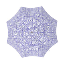 Load image into Gallery viewer, Little Mountain Chippendale Umbrella in Blue/White
