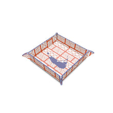Load image into Gallery viewer, Little Mountain Leather Trinket Tray Orange/White
